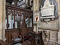 Chair on the altar in St James Church, Louth.jpg