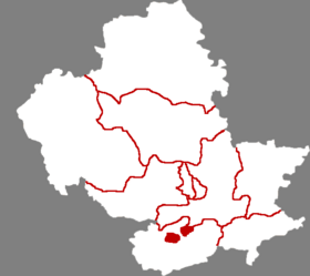 Localização de Yīngshǒuyíngzi Kuàngqū