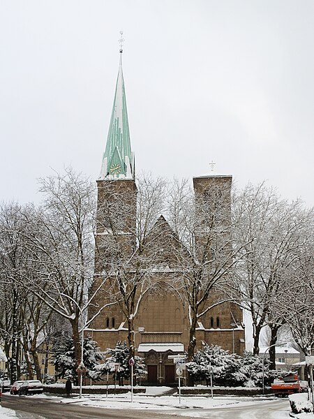 Church Herz Jesu Kirche at Herne
