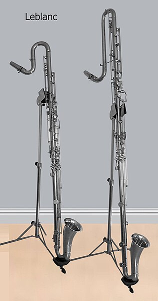 Contraalt clarinet and Contrabass clarinet
