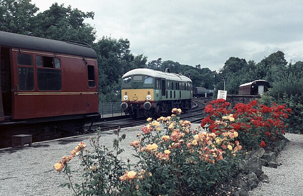 Image: Class 24 D5032 at Pickering in July 1981