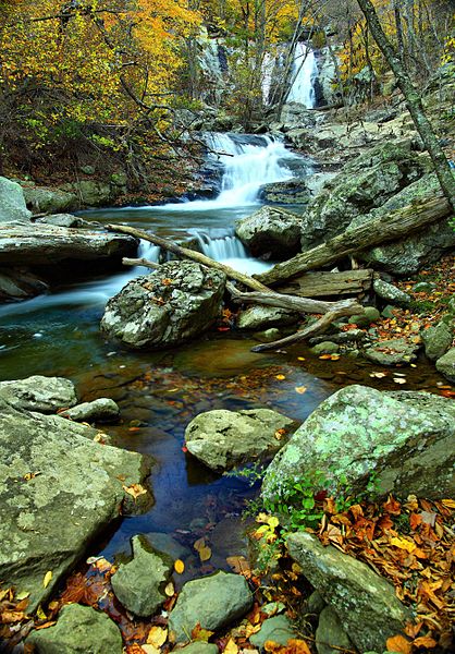 File:Clear-water-waterfall-landscape - Virginia - ForestWander.jpg