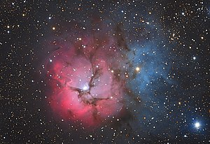 Close up of the Trifid Nebula M20.jpg