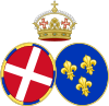 Coat of Arms of Princess Claude d'Orléans.svg