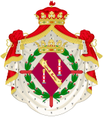 Coat of Arms of the 1st and 2nd Duchesses of Franco, Spanish Grandee.svg
