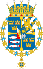 Coat of arms of Prince Nicolas, Duke of Ångermanland.svg