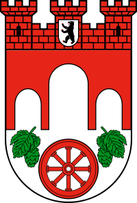 Coat of arms of the Pankow district since July 28, 2009