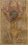 Представа ђавола у рукопису Codex Gigas (13. век)