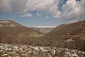 Col de Vence, route en direction de Coursegoules.