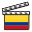 Colombia film clapperboard.svg