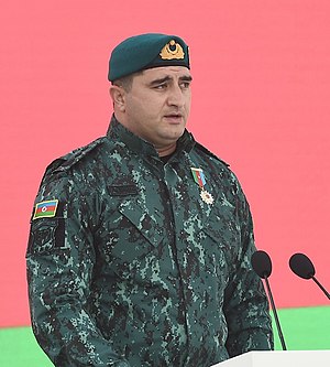 Полковник Бабек Алекперов в апреле 2021 года