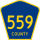 County Route 559 marker