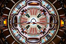 Interior dome of the Old Courthouse Courthouse Dome, St. Louis.jpg