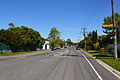 English: The main street of Cust, New Zealand