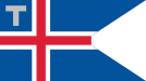 Customs Flag and Ensign of Iceland