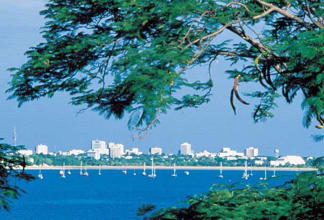 Cullen Bay Marina zu Darwin