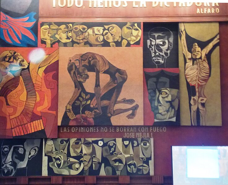 File:Detalle del mural de Oswaldo Guayasamín (Palacio Legislativo, Quito) 001.JPG