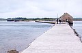 La digue du moulin à marée de Berno.