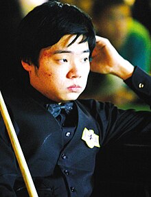 Ding Junhui is the first Chinese snooker player to win a ranking tournament and the Masters. Ding Jun-hui.jpg