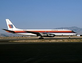 Un Douglas DC-8-54F de United Airlines, similaire à celui impliqué dans l'accident.