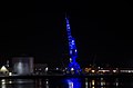 * Nomination Port crane in Drammen harbour, illuminated in blue.--Peulle 07:25, 14 November 2017 (UTC) * Promotion Good quality. --Ralf Roletschek 09:28, 17 November 2017 (UTC)