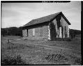 EXTERIOR, EAST FRONT AND NORTH SIDE - Barber Schoolhouse, Route 442, Clinton, Douglas County, KS HABS KANS,23-CLINT.V,1-1.tif