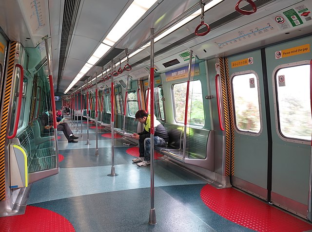 Interior of a refurbished MLR train