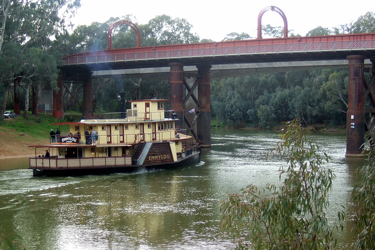 Map Of Echuca And Surrounding Towns Echuca - Wikipedia