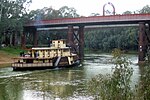 Echuca Moama jembatan rel Stevage.jpg