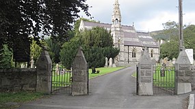 Eglwys San Pedr, Llanbedr Dyffryn Clwyd, Rhuthun 01.JPG