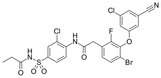 <span class="mw-page-title-main">Elsulfavirine</span> Chemical compound