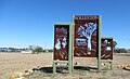 Entrance sign for Rolleston, Queensland.