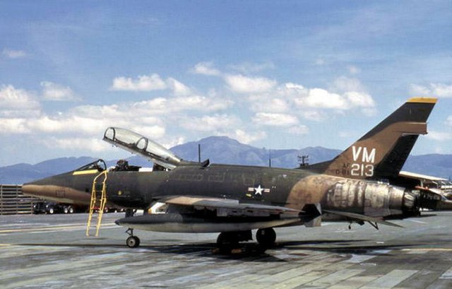 North American F-100F-20-NA Super Sabre Serial 58-1213 of the 352d Fighter Squadron