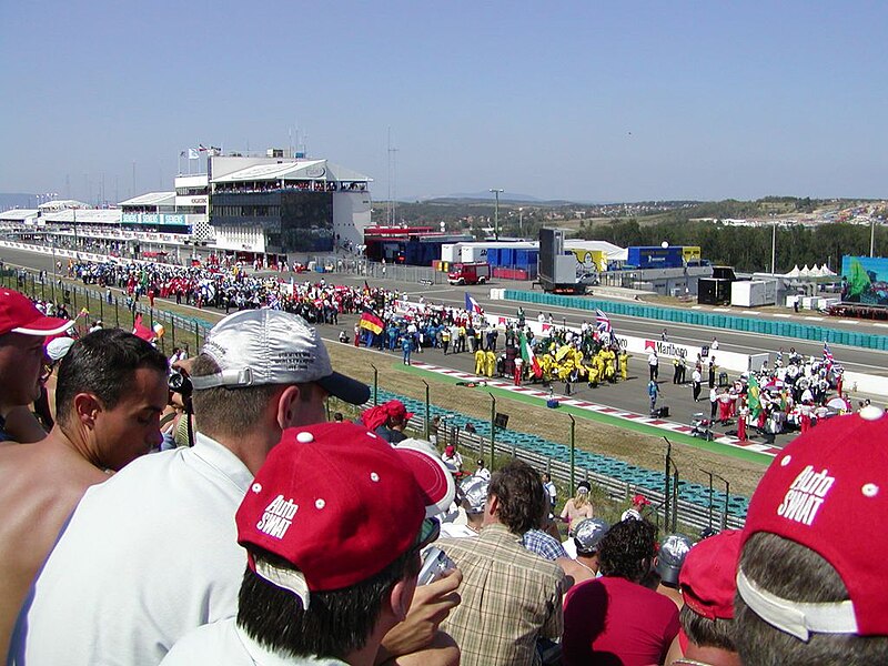 File:F1 Start grid at the 2003 Hungarian Grand Prix.jpg