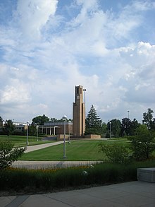 Carillon Tower and Music Center Ferris State University August 2010 20 (central campus).JPG