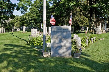 The First Settlers Monument in the East Norwalk Historical Cemetery First settlers norwalk.jpg