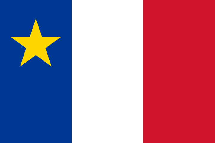 Fichier:Flag of Acadia.svg
