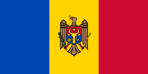 Flagge Moldau. Flag of Moldova