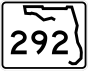 State Road 292 marker 