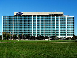 Huvudkontoret för den globala biltillverkaren Ford Motor Company.
