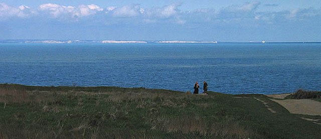 View of the English coast, from Pas-de-Calais