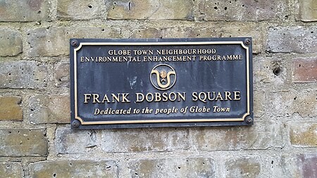 Frank Dobson Square plaque