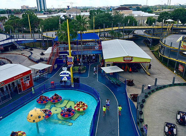 The original area of what was Fun Spot Action Park, as seen in 2016
