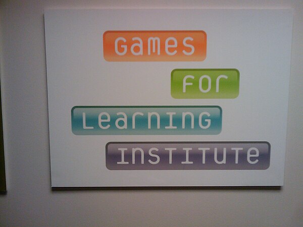 The Courant Institute along with Microsoft Research are the founders of the Games for Learning Institute