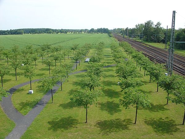 Memorial gardens in Eschede