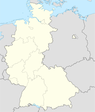 Чемпіонат ФРН з футболу 1973—1974: Бундесліга. Карта розташування: Західна Німеччина
