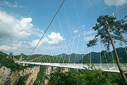 Glass Bridge in Zhangjiajie China.jpg