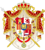 Grand Coat of Arms of Joseph Bonaparte as King of Spain2.svg