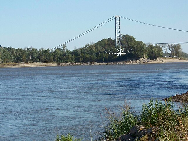 Grand Tower Natural Gas Pipeline Bridge