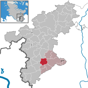 Poziția localității Großensee